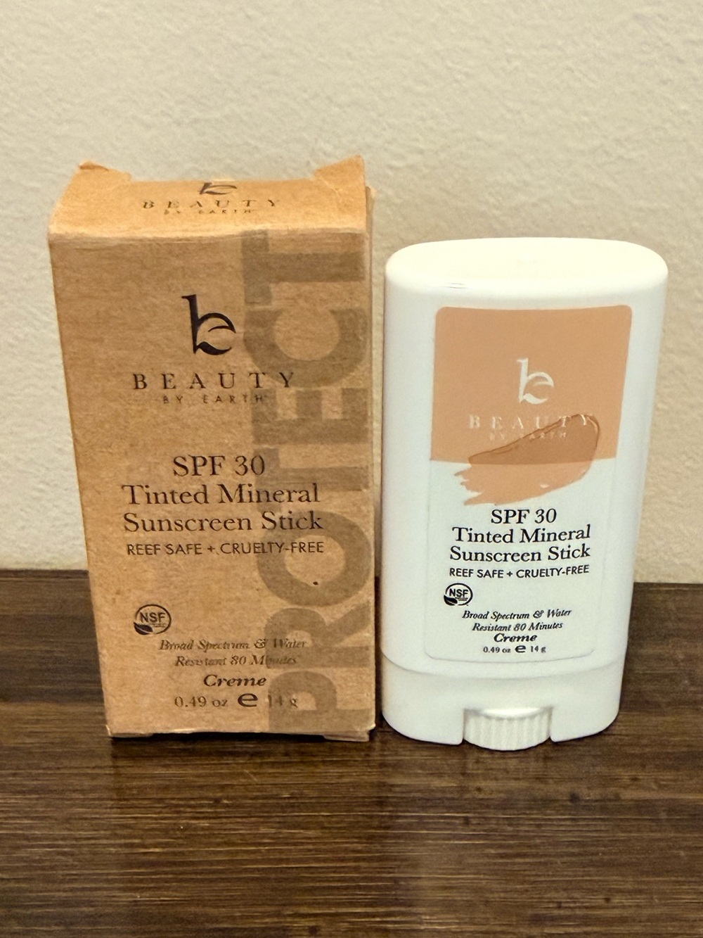 🆕 Beauty by Earth SPF 30 Tinted Mineral Sunscreen Stick - Creme